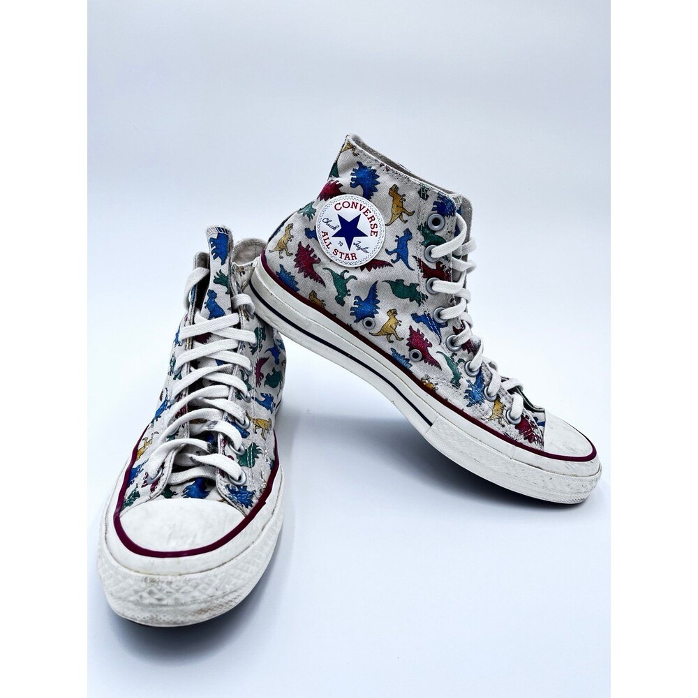 Converse Chuck 70 High Top Dinosaur Print Custom Sneakers Men 9 Women 11